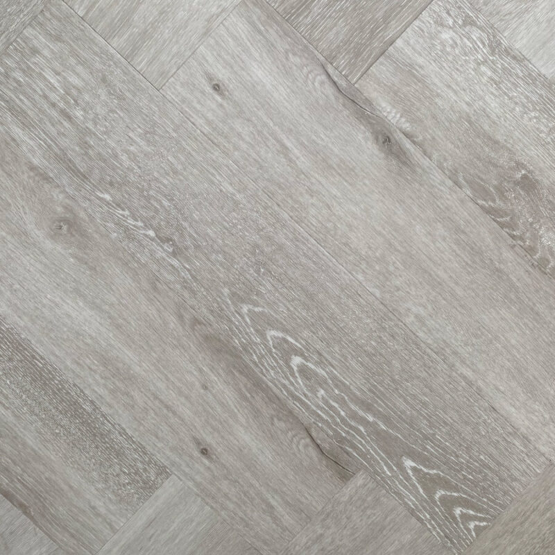 Obsidian Hybrid Herringbone Flooring – 9mm Estate Grey Oak – view 4