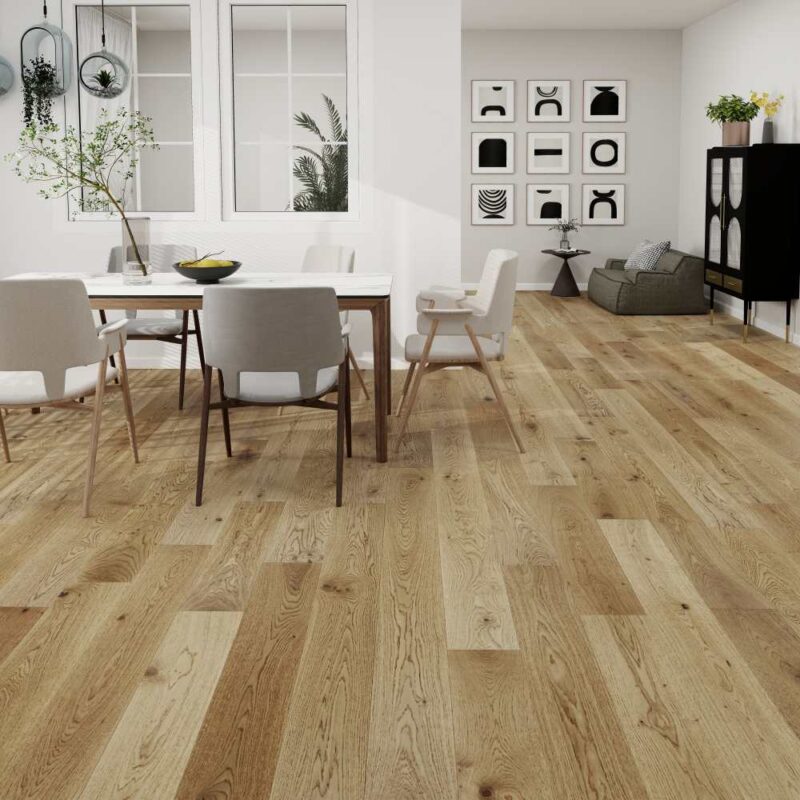 Quercus European Oak Engineered Timber Flooring 15mm