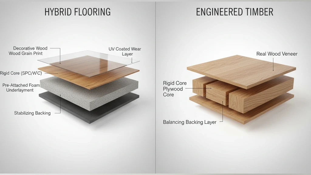 hybrid floorin vs engineered timber