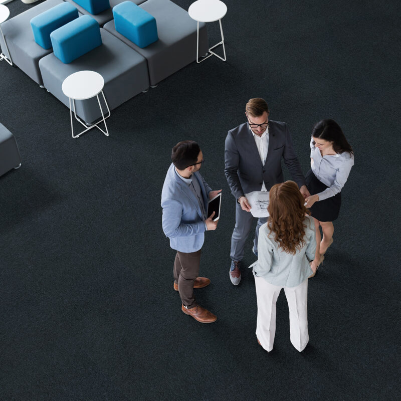 Airlay Corporate carpet tiles installed in Melbourne office space