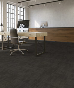 Solution dyed nylon Airlay Corporate carpet tile close-up texture
