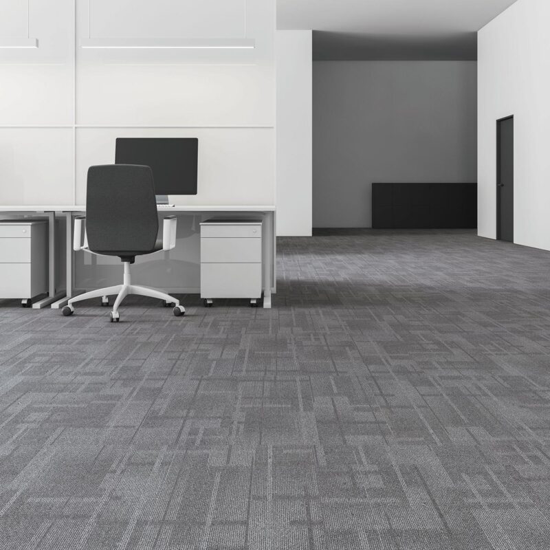 Eco-friendly backing Airlay Corporate carpet tile commercial installation