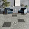 Lakeside Collection Flintpowder Quarter carpet