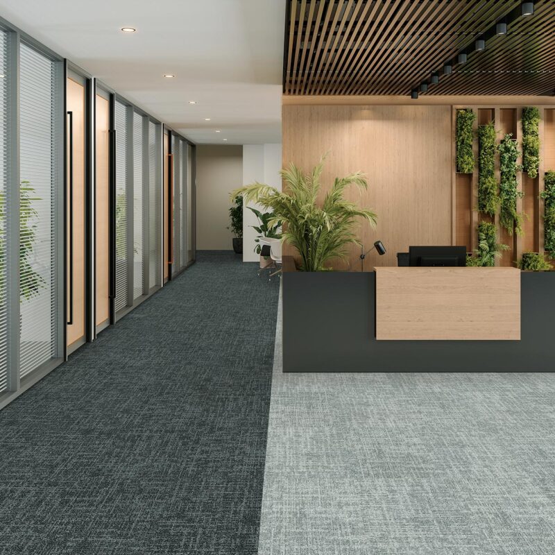 Lakeside Collection Inkpowder Quarter carpet