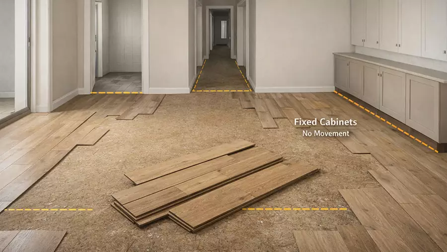 Hybrid Flooring Installation Rules and Limitations-Dex Flooring-2