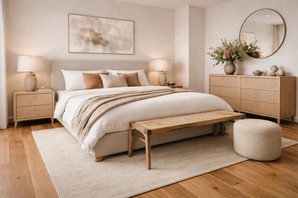 best apartment flooring options in bedroom design