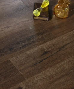 12mm 1.897sqm Brown Oak Standard Laminate Flooring 150 - Standard Laminate 12mm