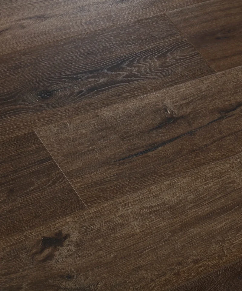 12mm 1.897sqm Brown Oak Standard Laminate Flooring 150 - Standard Laminate 12mm