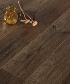 12mm 1.897sqm Brown Oak Standard Laminate Flooring 150 - Standard Laminate 12mm