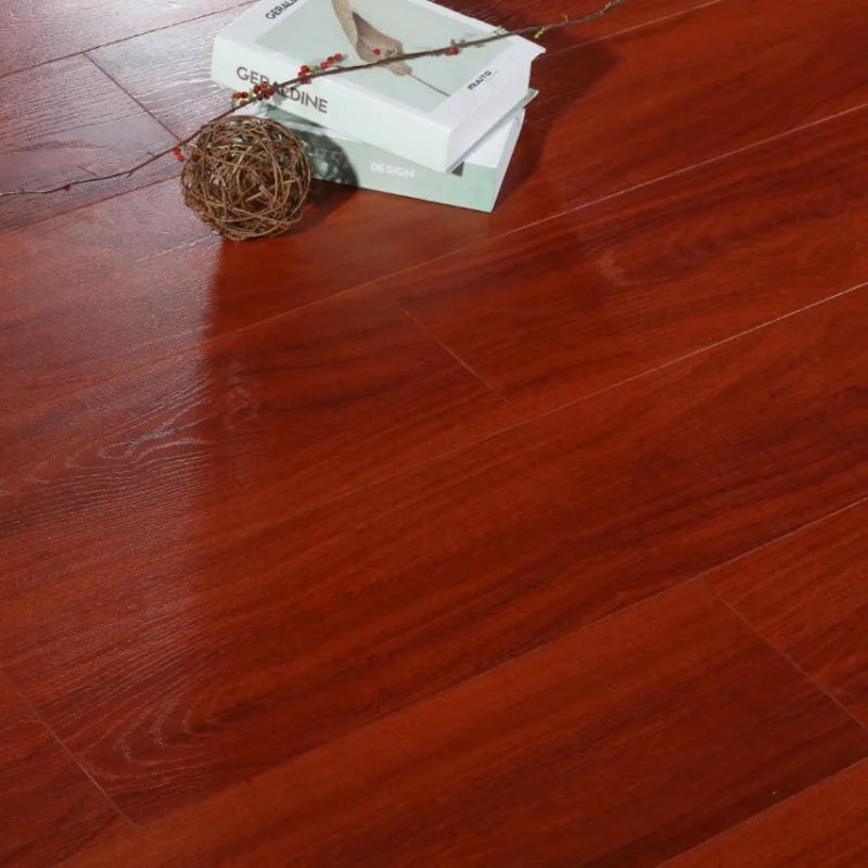 12mm 1.897sqm Indian Red Standard Laminate Flooring 160 - Standard Laminate 12mm