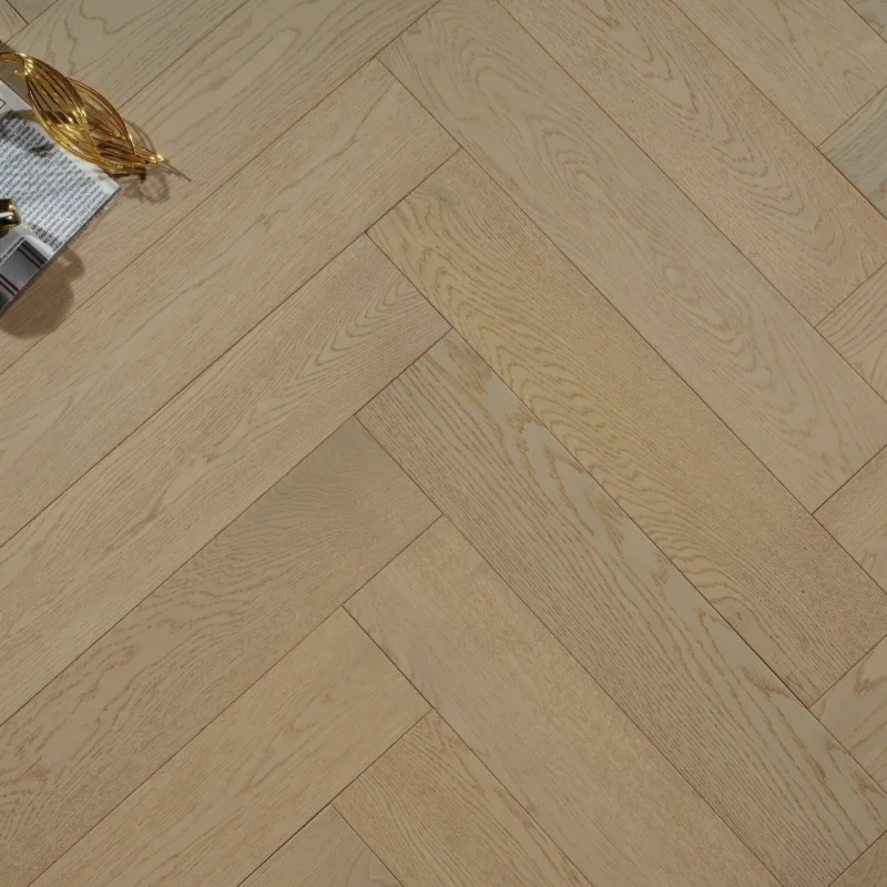 14/3mm 2.144sqm Herringbone Engineered Timber Flooring R04 - Herringbone Engineered 14mm