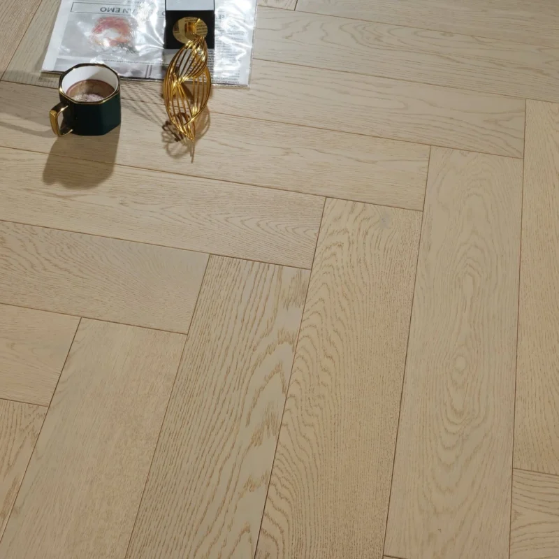 14/3mm 2.144sqm Herringbone Engineered Timber Flooring R04 - Herringbone Engineered 14mm