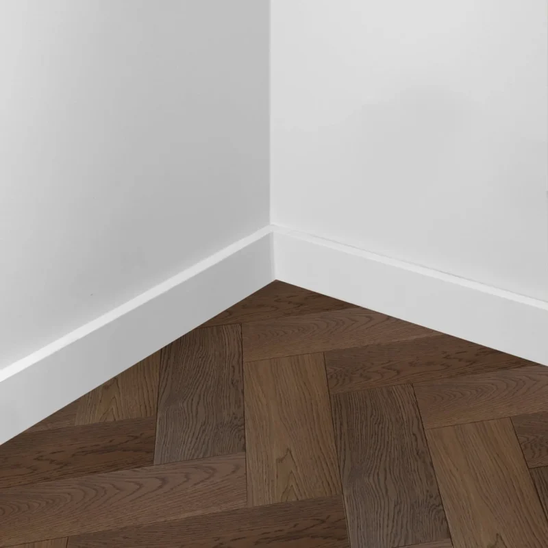 14mm 2.016sqm Herringbone Brown Oak Engineered Timber Flooring - Herringbone Engineered 14mm