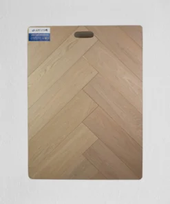 14mm 2.016sqm Herringbone Light Oak Engineered Timber Flooring - Herringbone Engineered 14mm