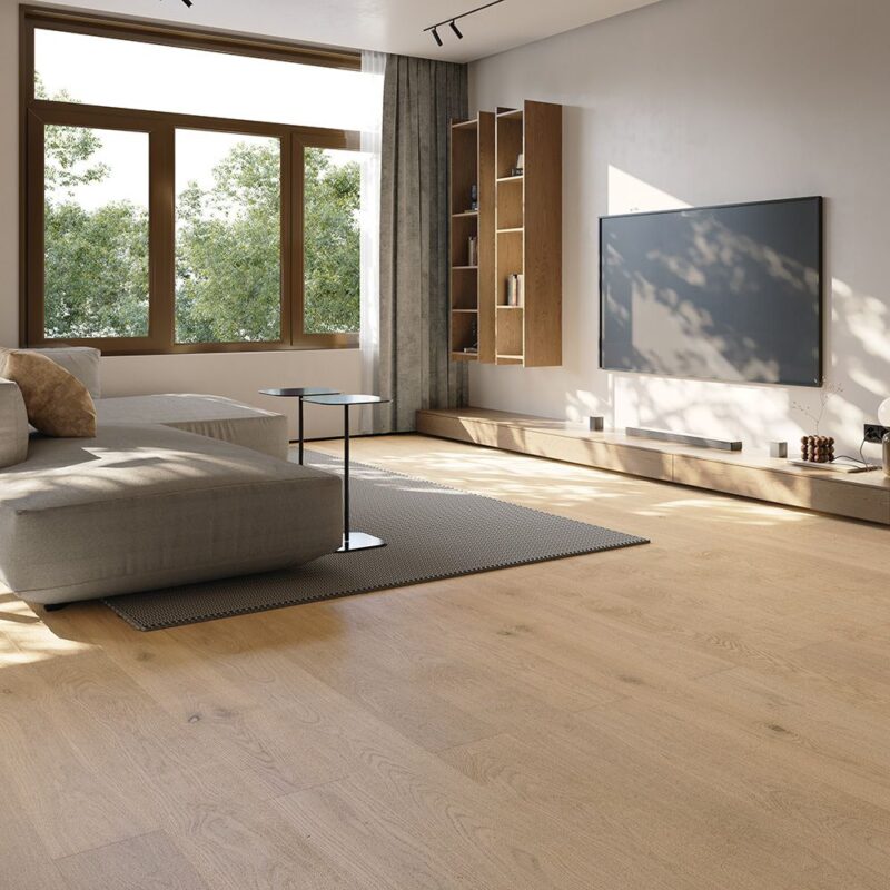 Auer — Lamella Avant 14/2 engineered European Oak in a room setting