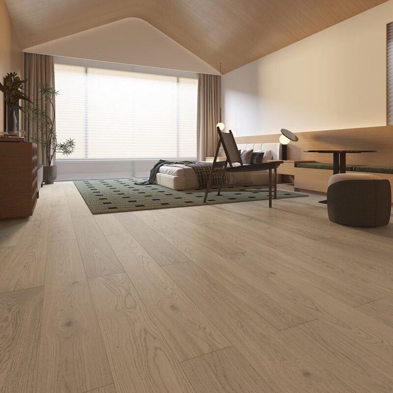 Caldu — Lamella Avant 14/2 engineered European Oak in a room setting
