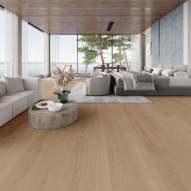 Maes — Lamella Avant 14/2 engineered European Oak in a room setting