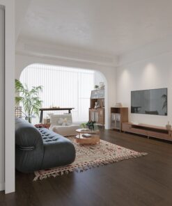 Kohle — Lamella Avant 14/2 engineered European Oak in a room setting