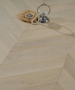 Engineered Timber Flooring - AB Grade 15/4mm CHEVRON - Y01 WINTRY FOREST OAK - Chevron Engineered 15mm