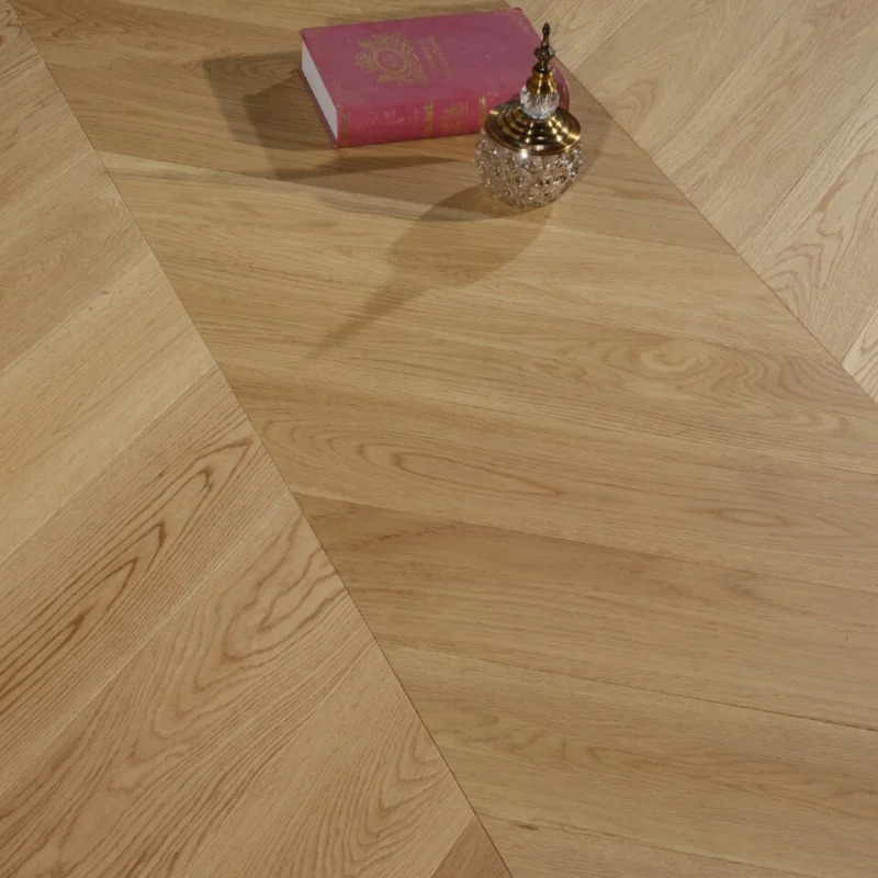 Engineered Timber Flooring - AB Grade 15/4mm CHEVRON - Y02 NATURAL OAK - Chevron Engineered 15mm