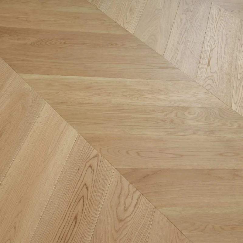 Engineered Timber Flooring - AB Grade 15/4mm CHEVRON - Y02 NATURAL OAK - Chevron Engineered 15mm