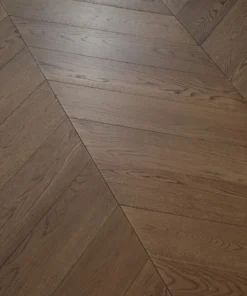 Engineered Timber Flooring - AB Grade 15/4mm CHEVRON - Y04 CLAY BROWN OAK - Chevron Engineered 15mm